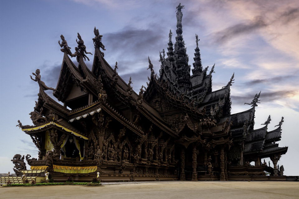 Sanctuary of Truth in Pattaya, Thailand